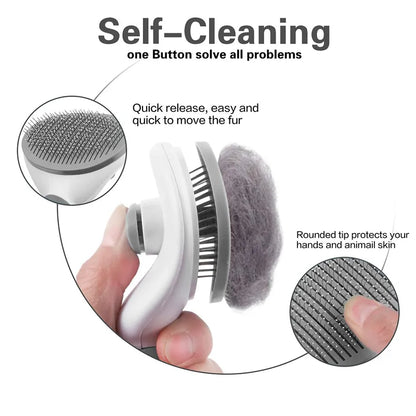 Self Cleaning Dog Brush